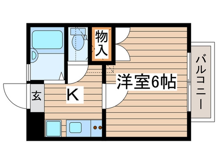 コーポ青山21の物件間取画像