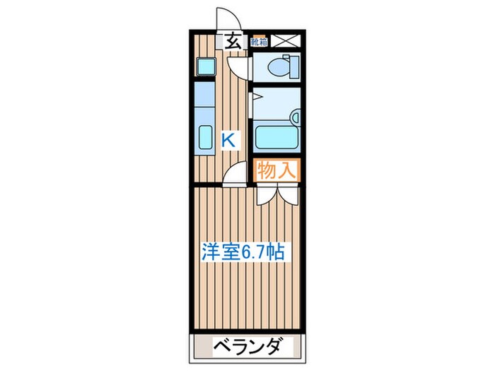 オーキッドマンションの物件間取画像