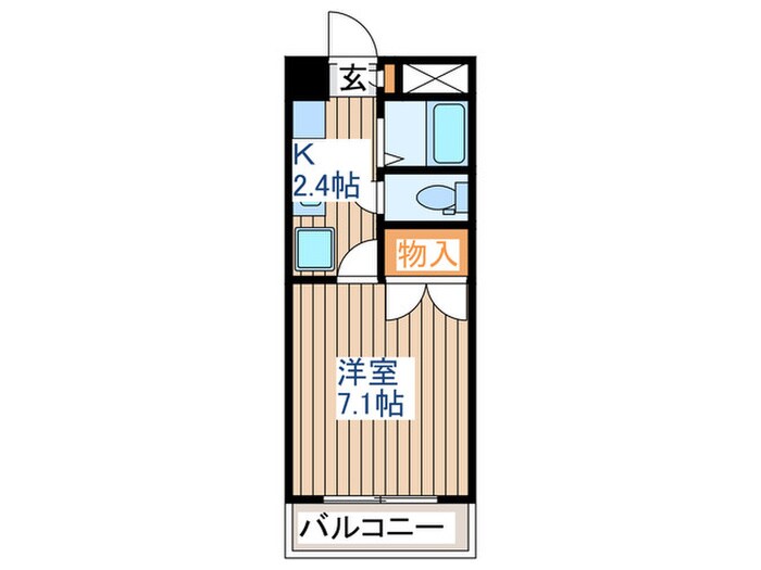 アリス川平第１の物件間取画像