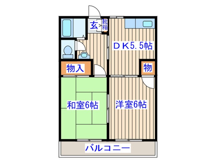 物件間取画像