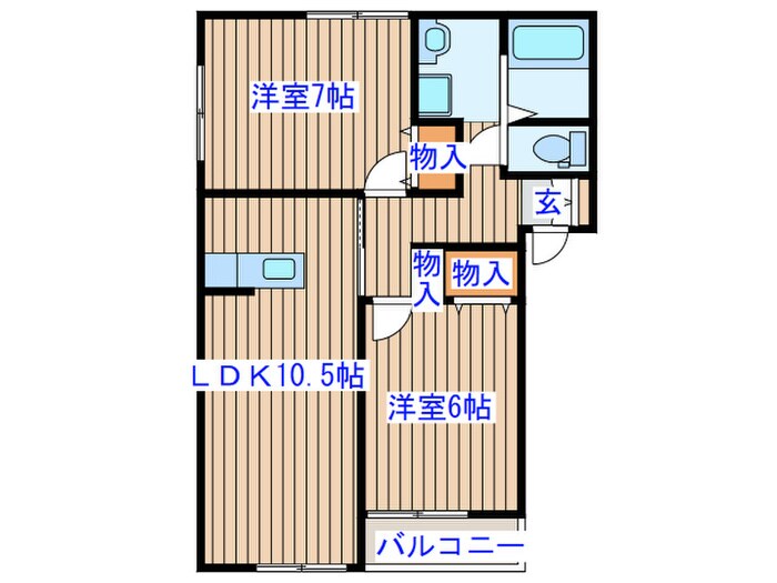 物件間取画像