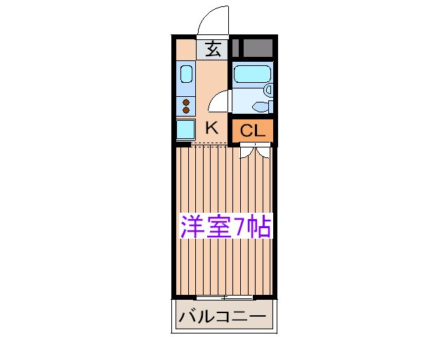 バウ　銀杏町の物件間取画像