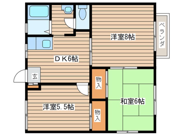 物件間取画像
