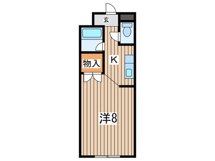 クリエイトビル大和町の物件間取画像