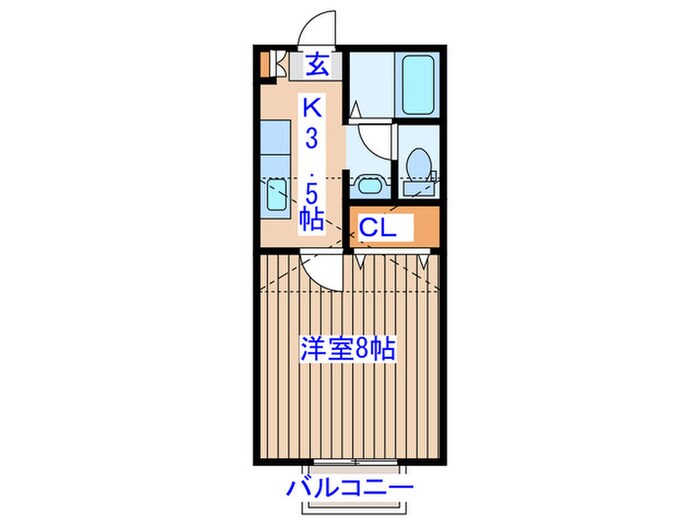 TorinoⅠの物件間取画像