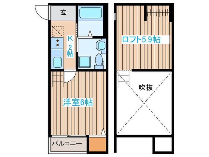 エスペランサ大野田の物件間取画像