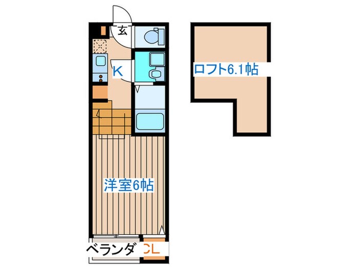 ハーモニーテラス原町Ⅴの物件間取画像