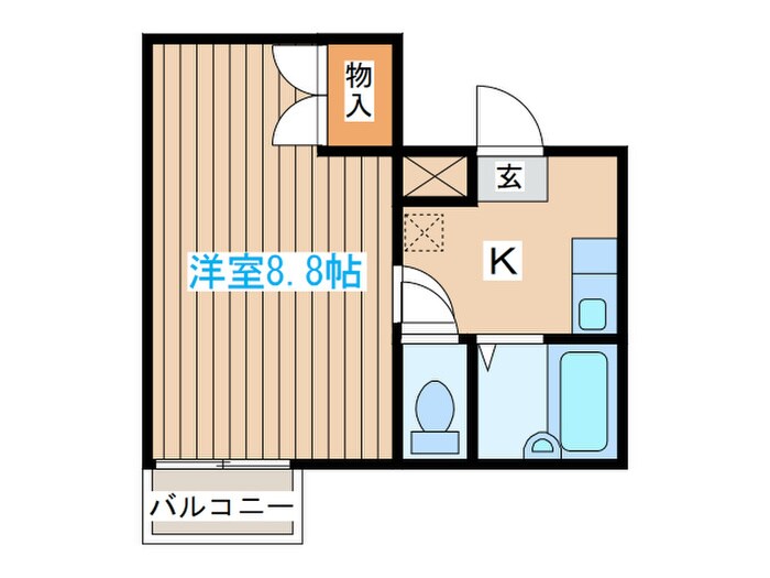 ビューパレス越路の物件間取画像