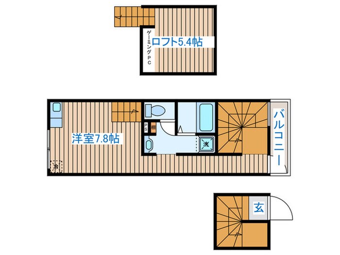 ｔａｎｏｓｈｉｍｅ荘の物件間取画像