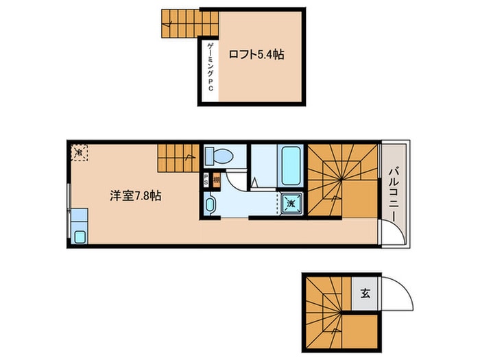 ｔａｎｏｓｈｉｍｅ荘の物件間取画像