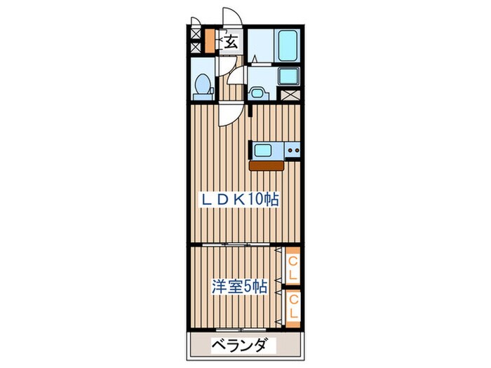 セロー明通館の物件間取画像