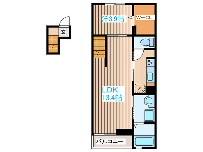 Central　Colineの物件間取画像