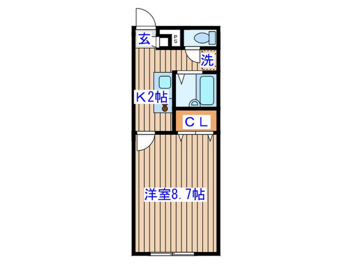 アムール沖野の物件間取画像