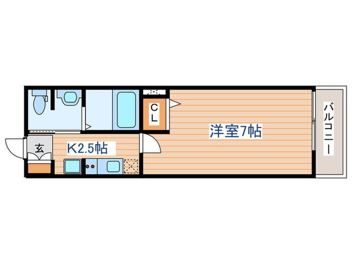 akala福田町の物件間取画像