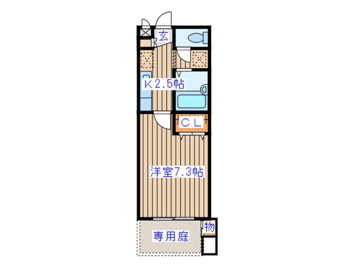 アルクラーラみずほ台の物件間取画像