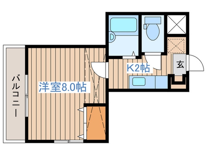 ＣＣＤ萩野町の物件間取画像