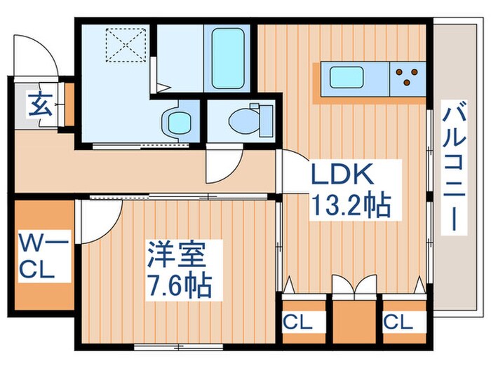 ロイヤル岩切Ⅶの物件間取画像