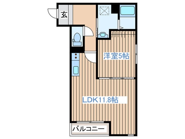 カーサ　フェリシア長町南の物件間取画像