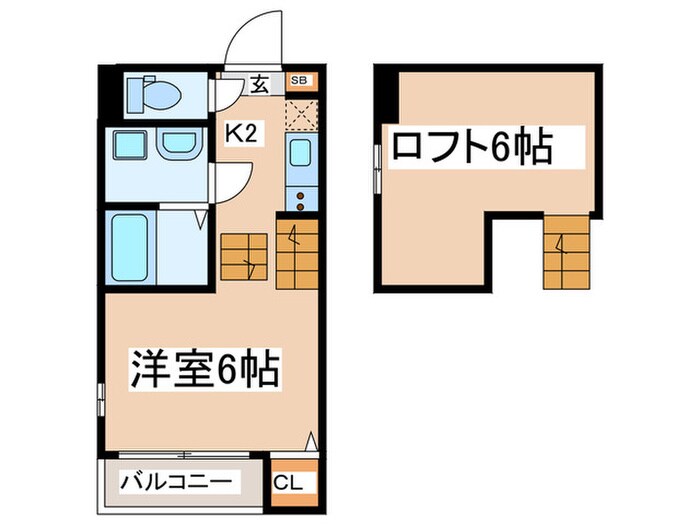 リベルテ東照宮の物件間取画像