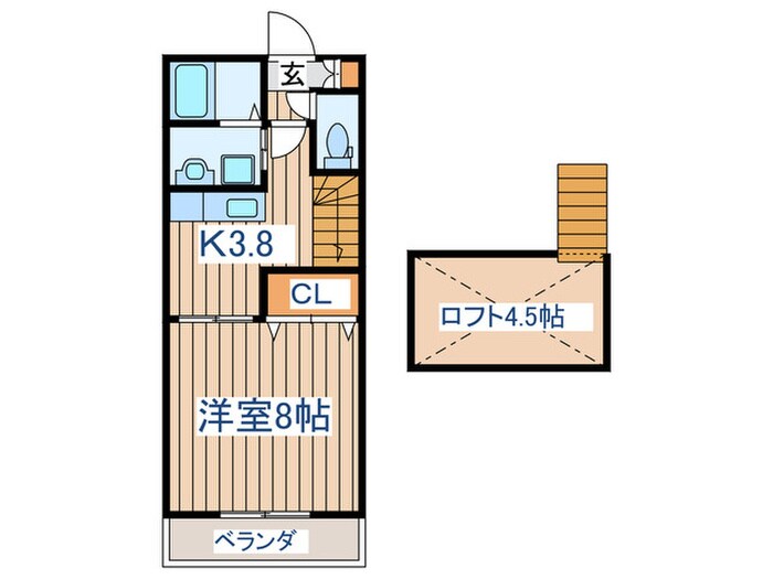 ＯＺ新田東の物件間取画像