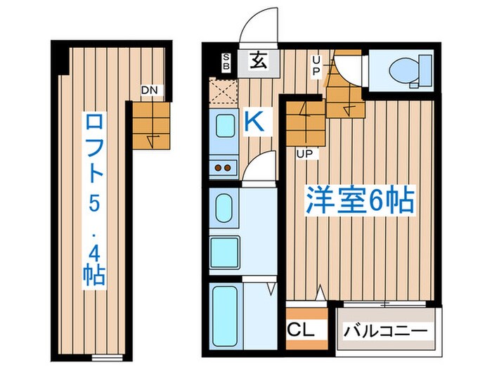 ハーモニーテラス梅田町Ⅲの物件間取画像