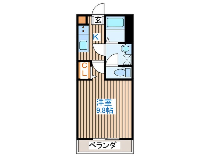 クオーレ榴ヶ岡の物件間取画像