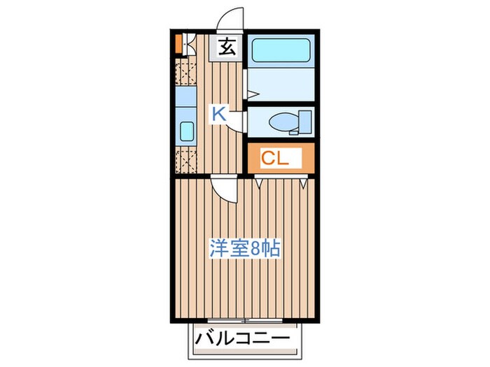 アヴァンセ富沢南壱番館の物件間取画像