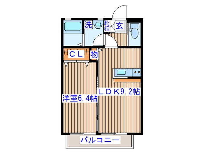 ヴェルデ旭ケ丘の物件間取画像