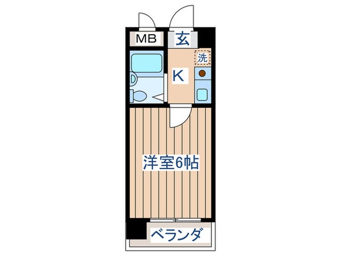 ベルシティ苦竹の物件間取画像