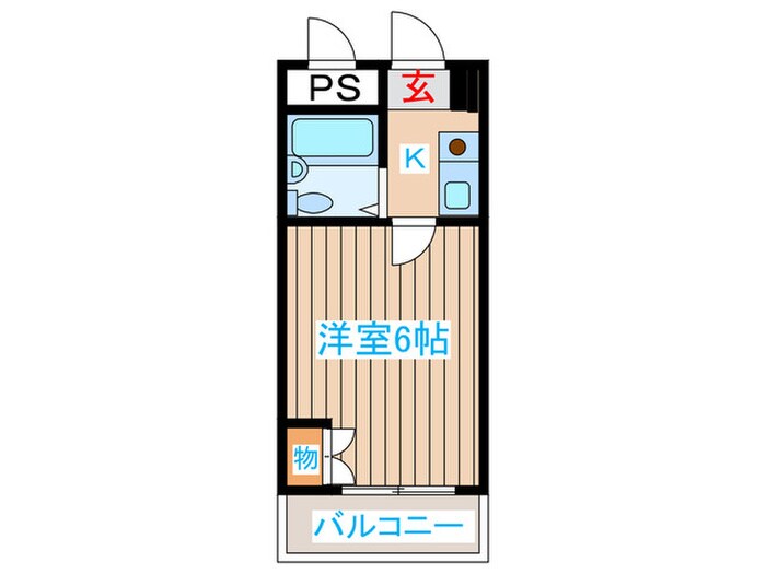 ベルシティ苦竹の物件間取画像