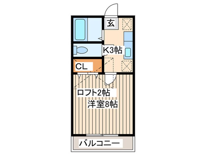 サンガ－デン花の物件間取画像