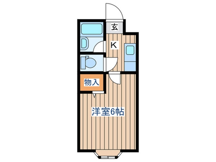 ベルシティ木ノ下の物件間取画像