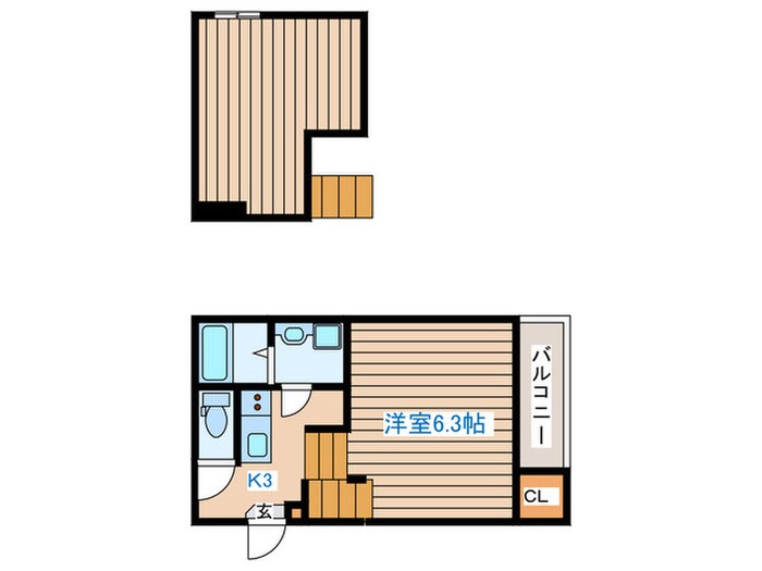 AXIS-Skys　南仙台の物件間取画像