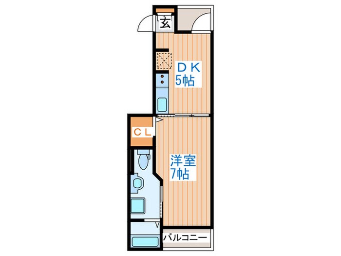 リバティ白鳥の物件間取画像