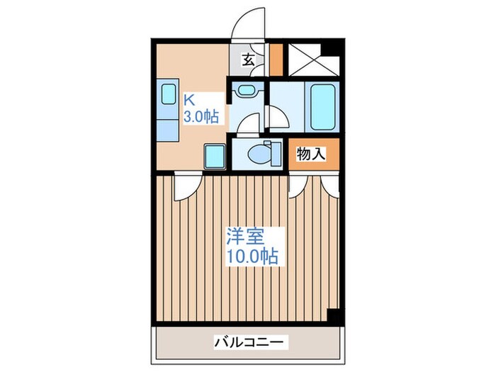 ヴェルドミールの物件間取画像