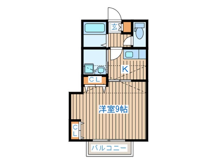 WISH伊在弐番館の物件間取画像