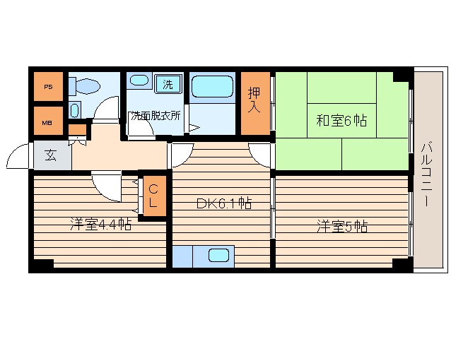 ライフピアⅢの物件間取画像