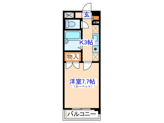 グランデアオキの物件間取画像