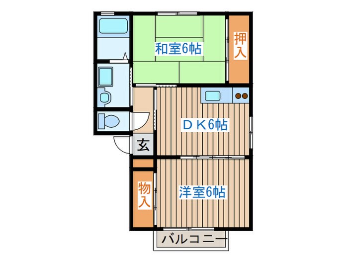 セフィラ福田町五番館の物件間取画像