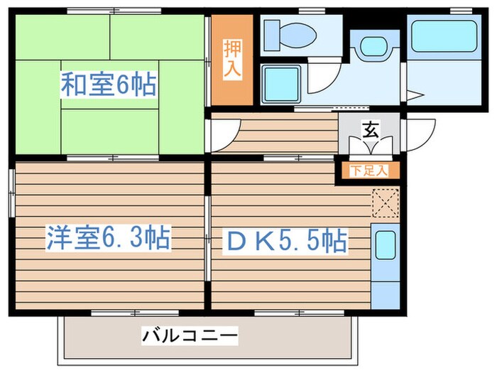 サンルミエール　A棟の物件間取画像