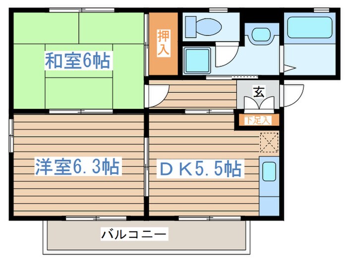 サンルミエール　A棟の物件間取画像