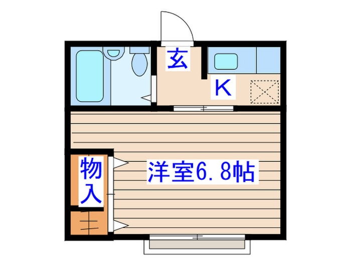 高野コーポの物件間取画像