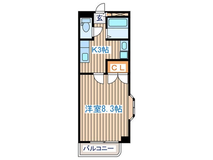 グランエクシード宮城野の物件間取画像