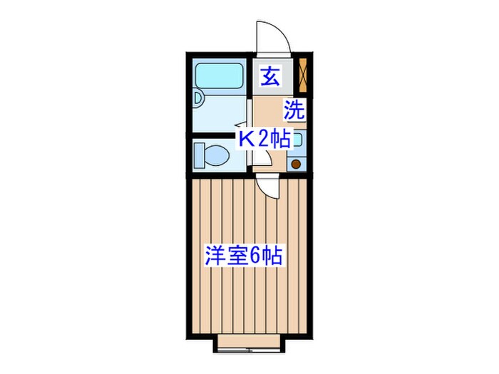 ベルシティ萩野町の物件間取画像