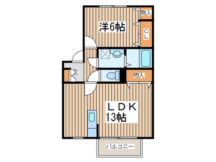 コンフォールＭ２の物件間取画像