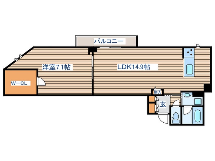 MIKEEL SENDAI GORINの物件間取画像