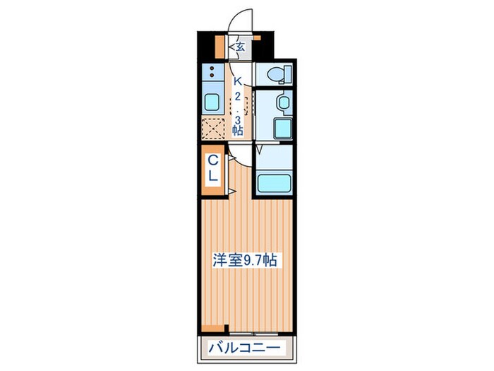 アリエッタ福室Mの物件間取画像