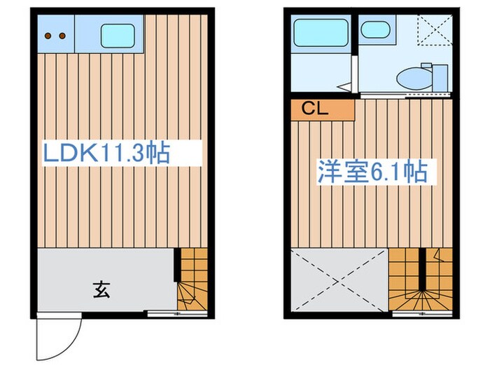 albero若林の物件間取画像