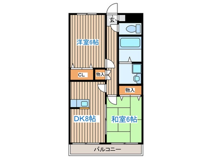 VIP愛子の物件間取画像