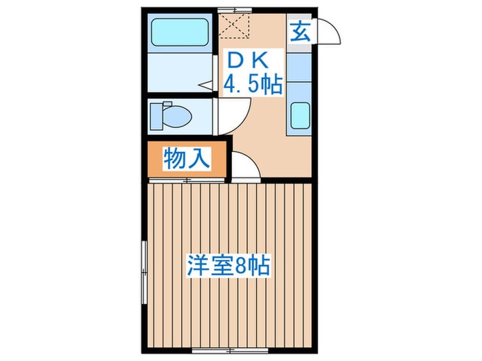 小野コーポの物件間取画像